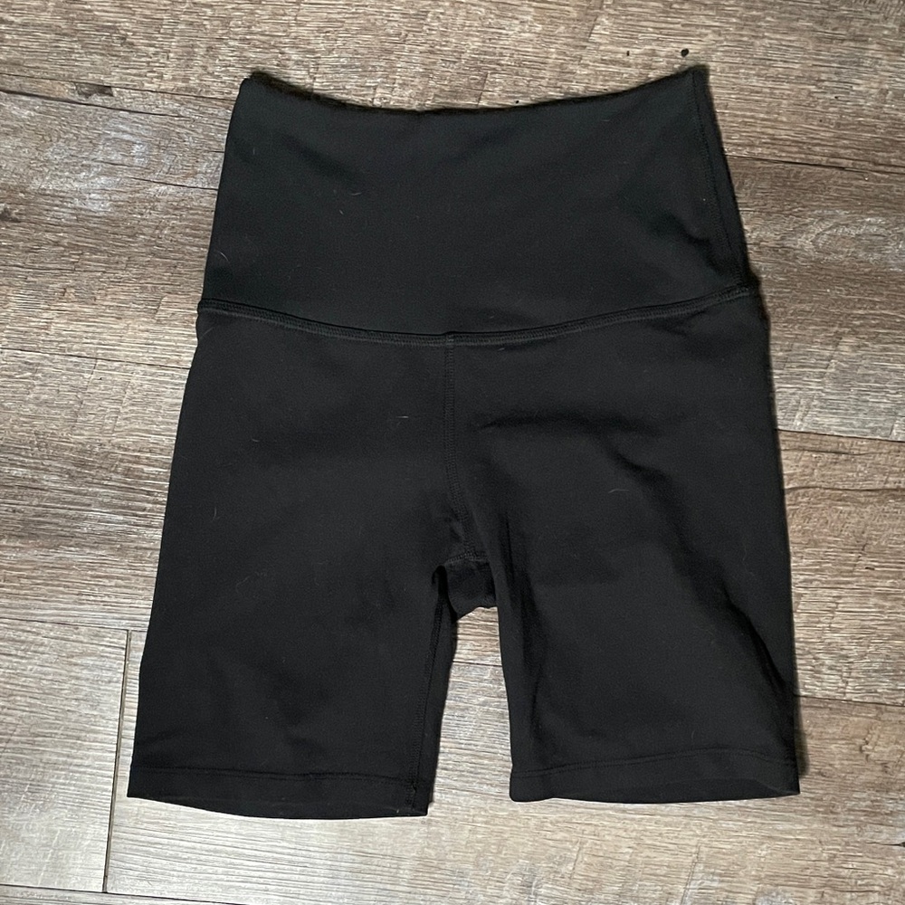 Black Women's High-Waisted Shorts